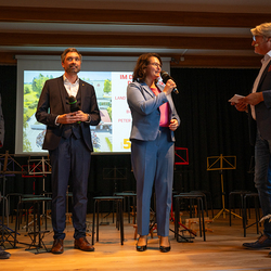 Bildungsdirektor Mag. Dr. Alfred Klampfer, Bürgermeister DI Peter Schobesberger und Landtagsabgeordnete Elisabeth Gneißl im Interview