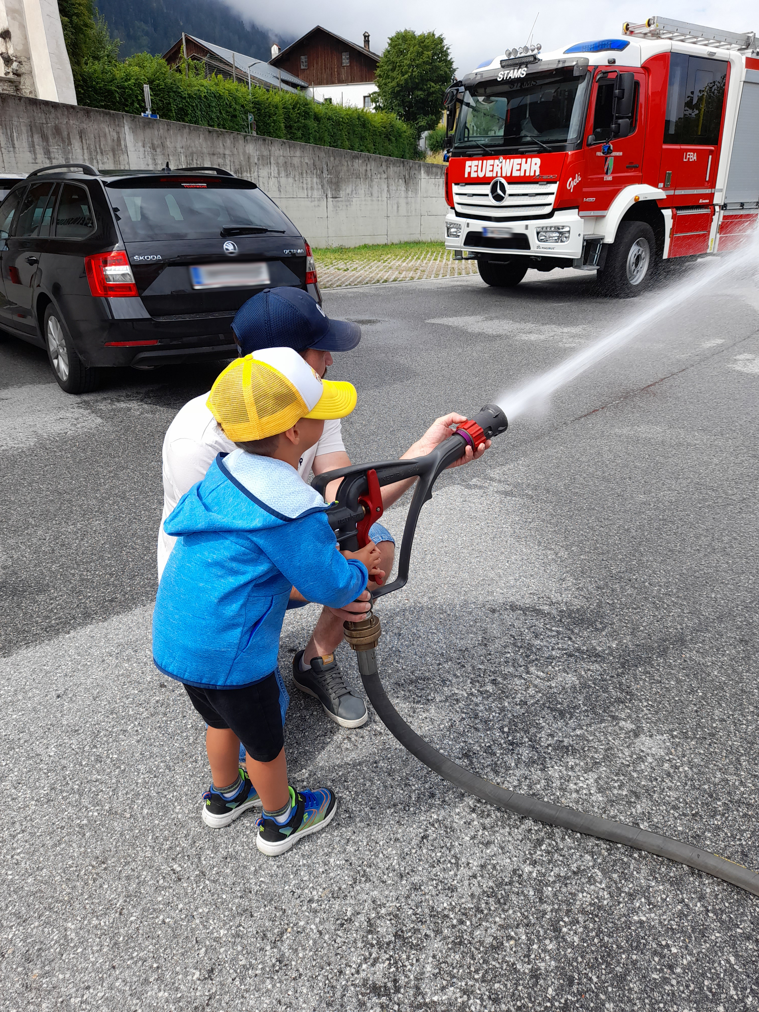 Besuch bei der Feuerwehr