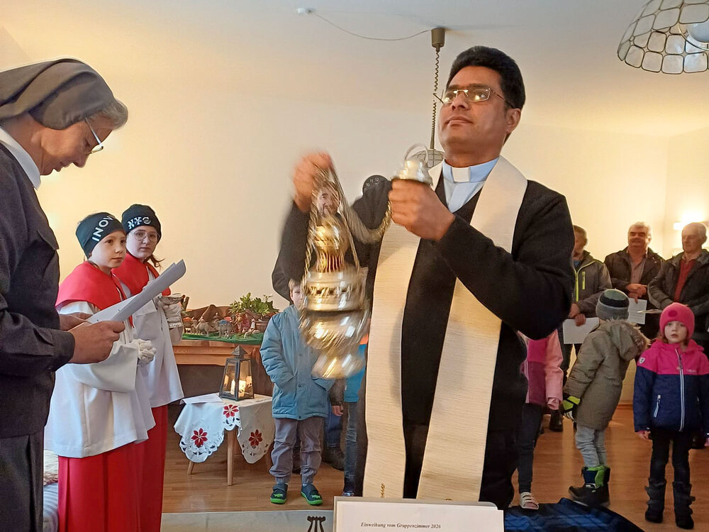 Segnungsfeier des Gruppenraumes