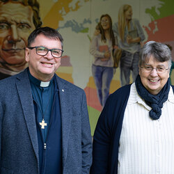 P. Siegfried M. Kettner, Provinzial der Salesianer Don Boscos Österreich, und Provinzleiterin Sr. Petra Egeling