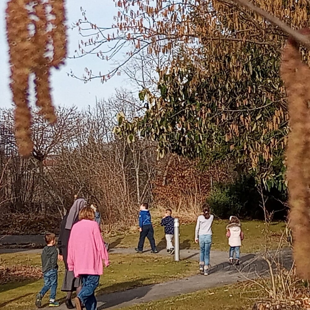 Hinaus in die Natur auf der Suche nach der Perle...