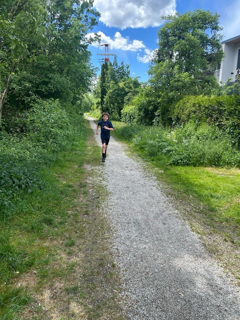 Das wöchentliche Lauftraining hat sich gelohnt! 